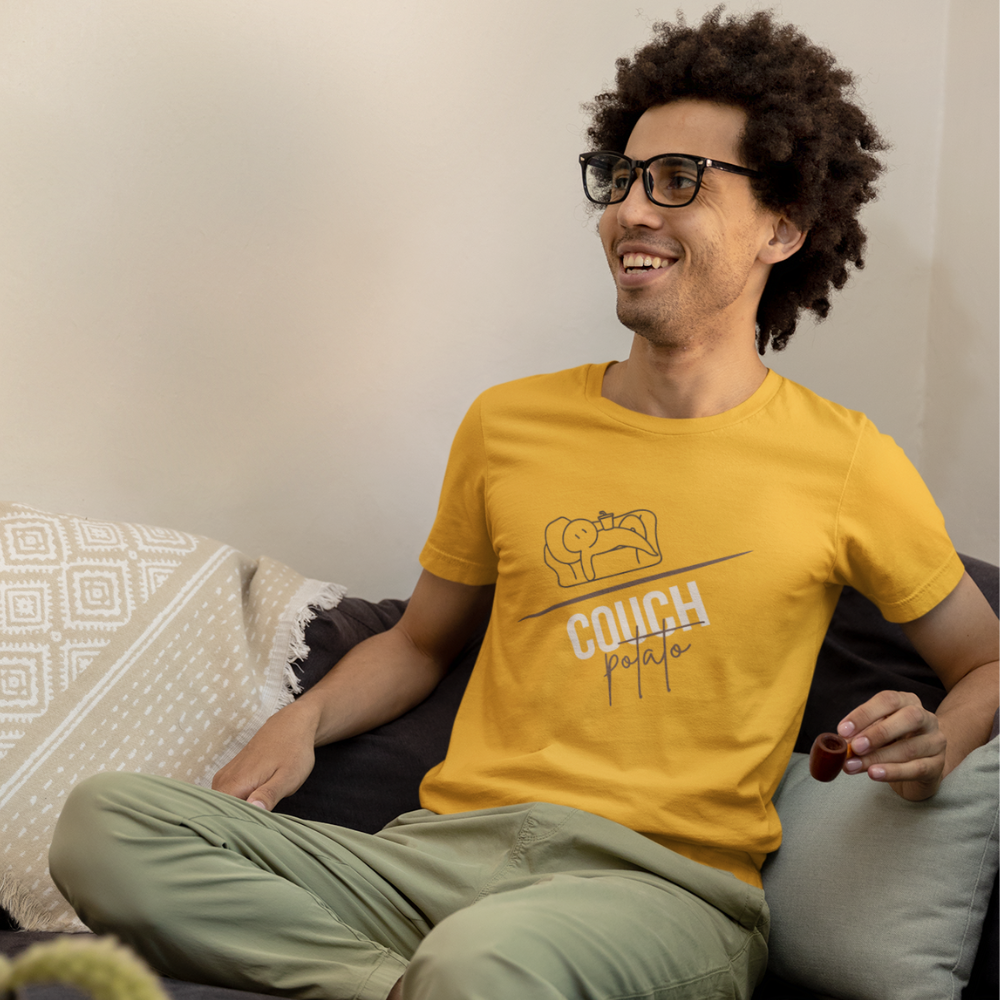 Couch potato | Unisex Heavy Cotton Tee - ThePrintMasters