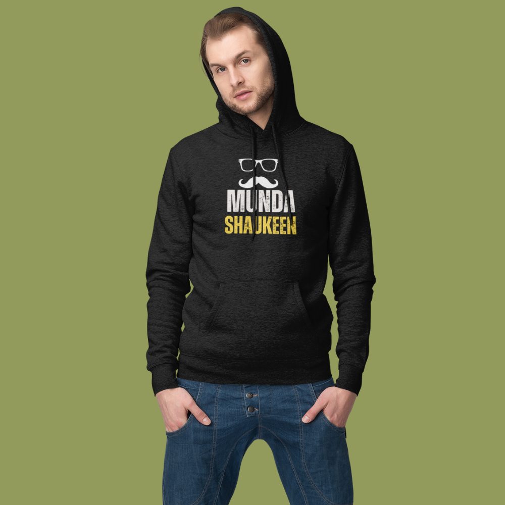 Munda Shaukeen | Unisex Heavy Blend™ Hooded Sweatshirt - ThePrintMasters