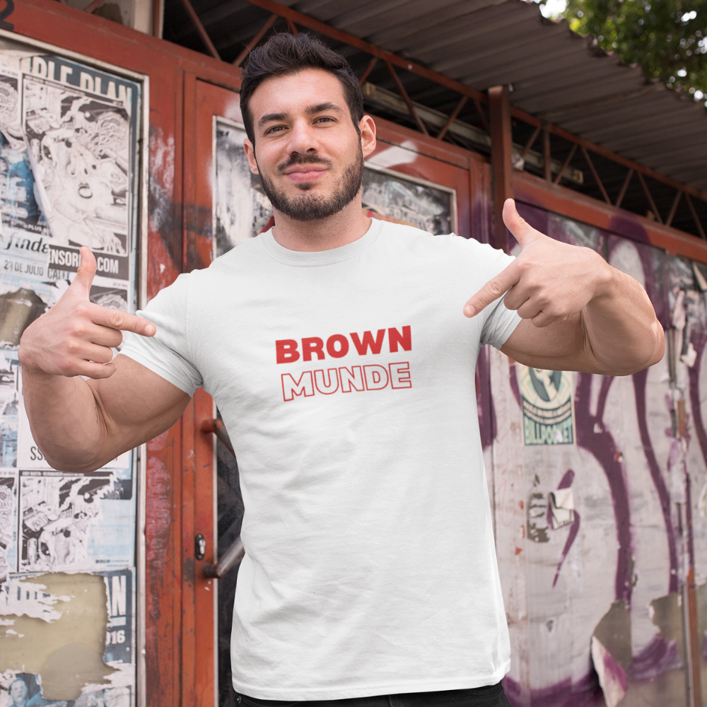 Brown Munde | Unisex Heavy Cotton Tee - ThePrintMasters