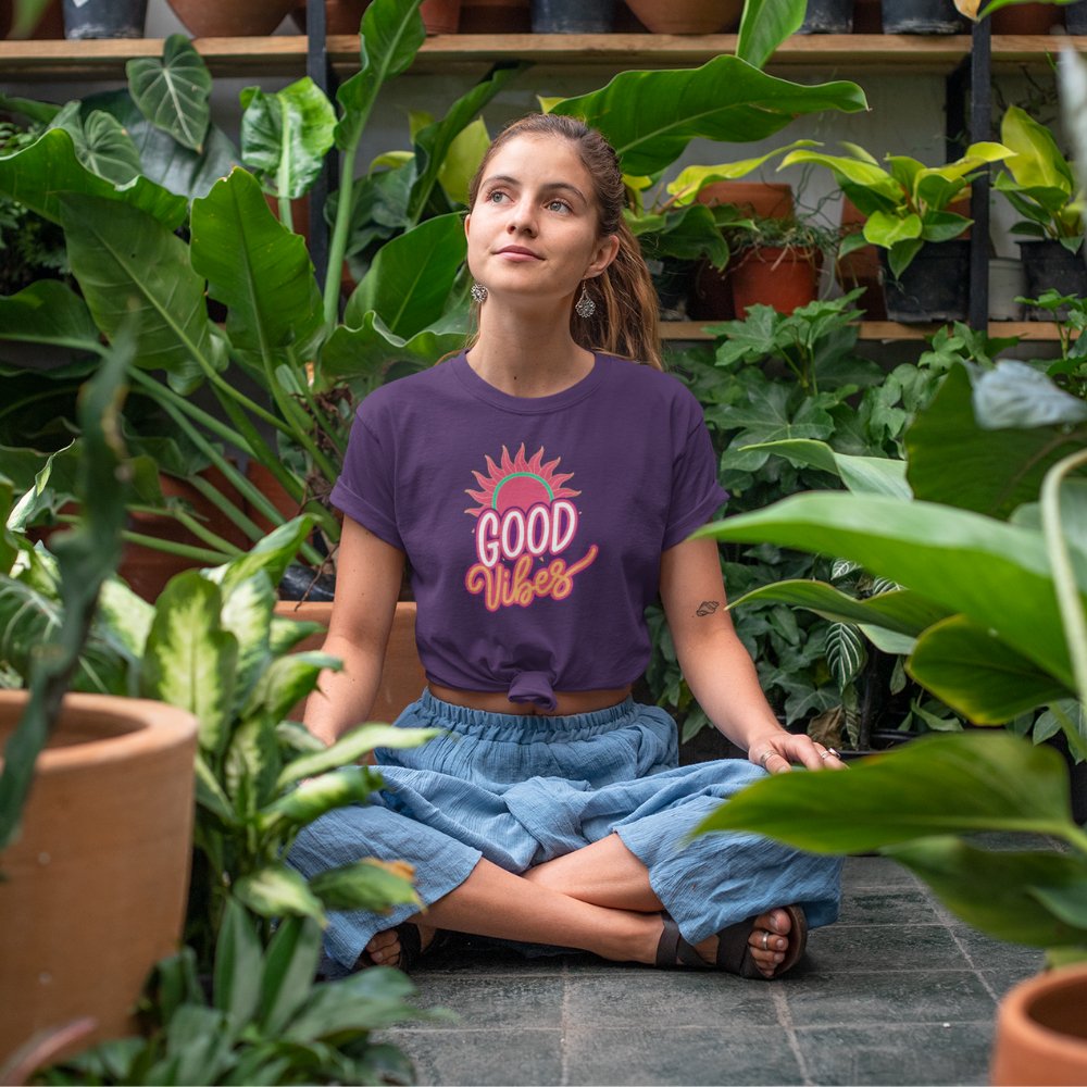 Good Vibes | Unisex Heavy Cotton Tee - ThePrintMasters - ThePrintMasters