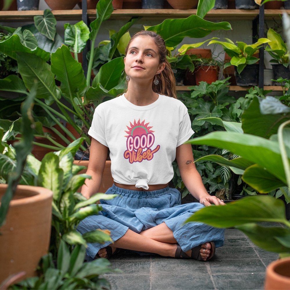 Good Vibes | Unisex Heavy Cotton Tee - ThePrintMasters - ThePrintMasters