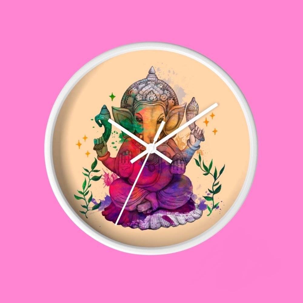 Lord Ganesha | Wall Clock - ThePrintMasters - ThePrintMasters