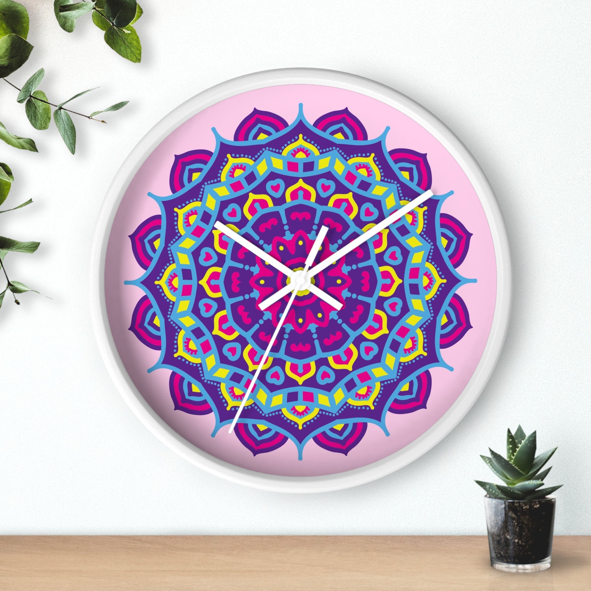 Mandala B&Ps | Wall Clock - ThePrintMasters - ThePrintMasters