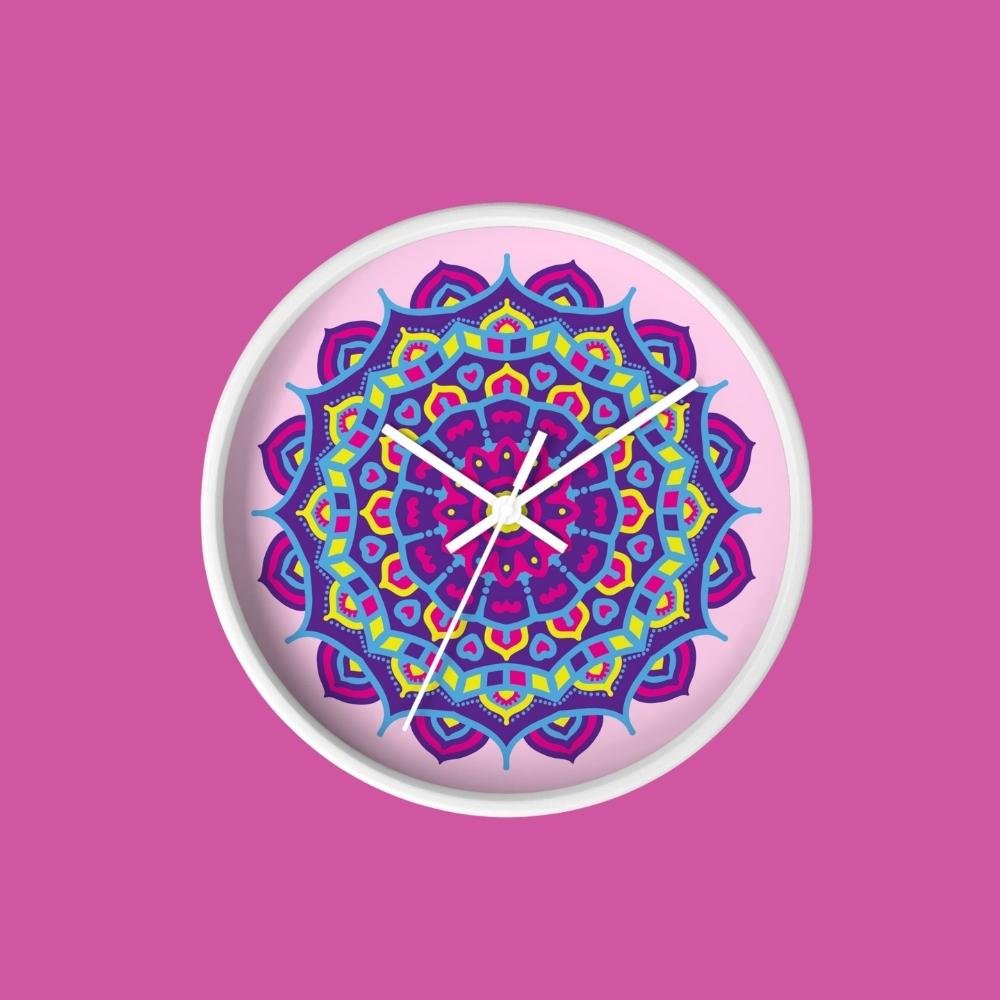 Mandala B&Ps | Wall Clock - ThePrintMasters - ThePrintMasters