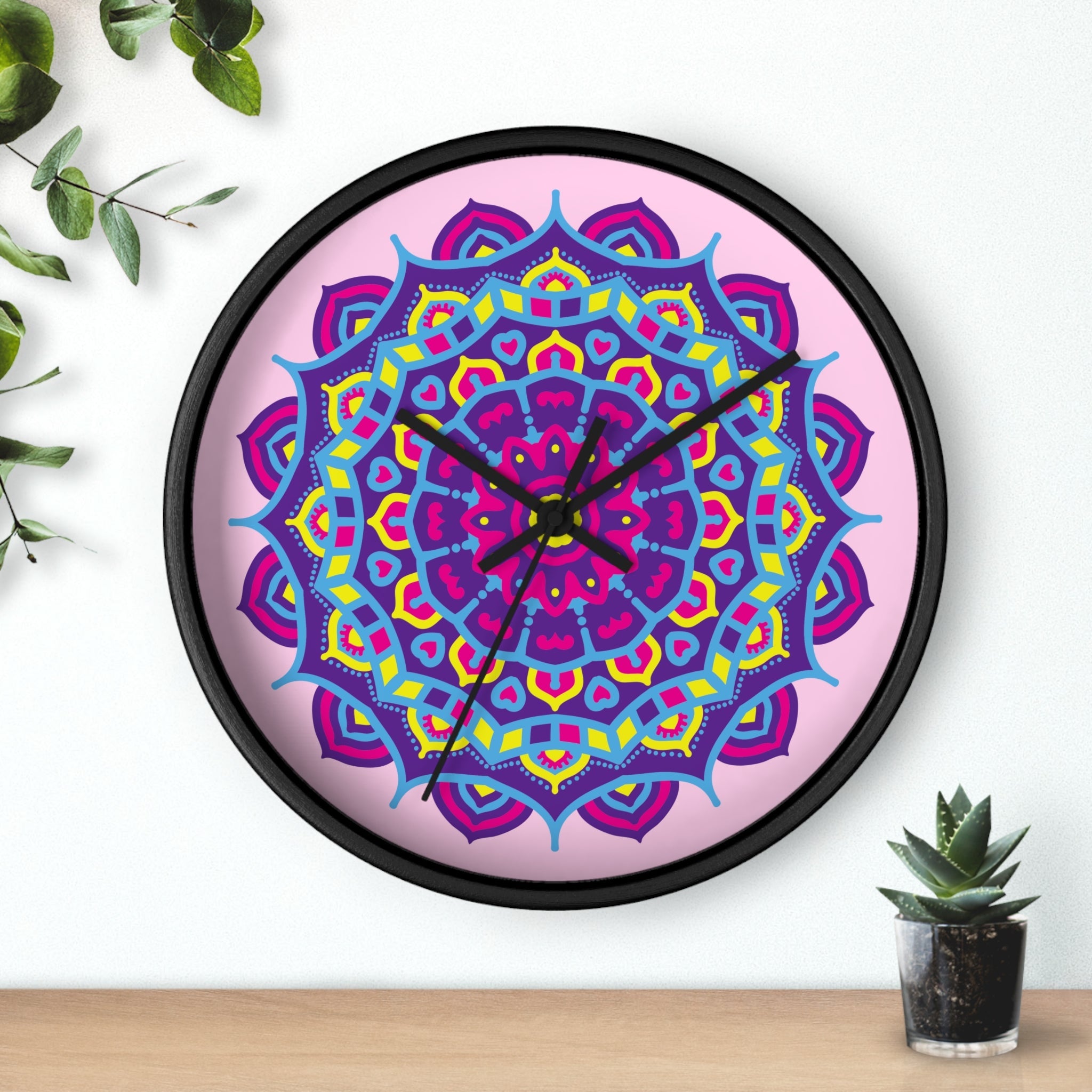 Mandala B&Ps | Wall Clock - ThePrintMasters - ThePrintMasters