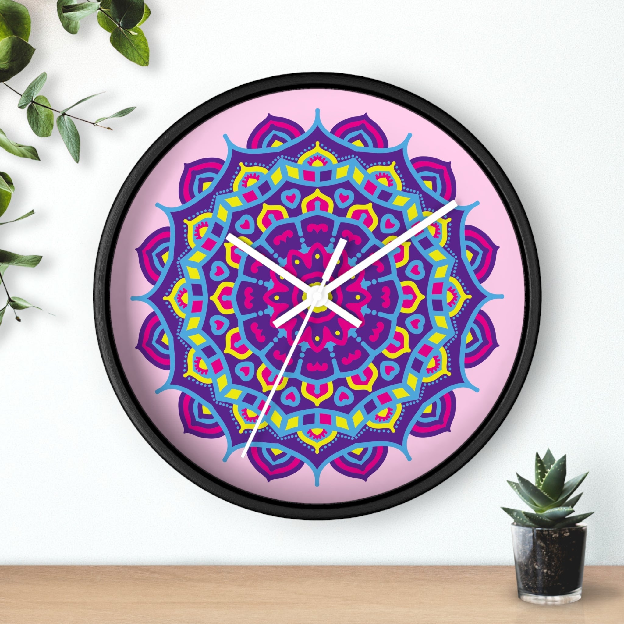 Mandala B&Ps | Wall Clock - ThePrintMasters - ThePrintMasters