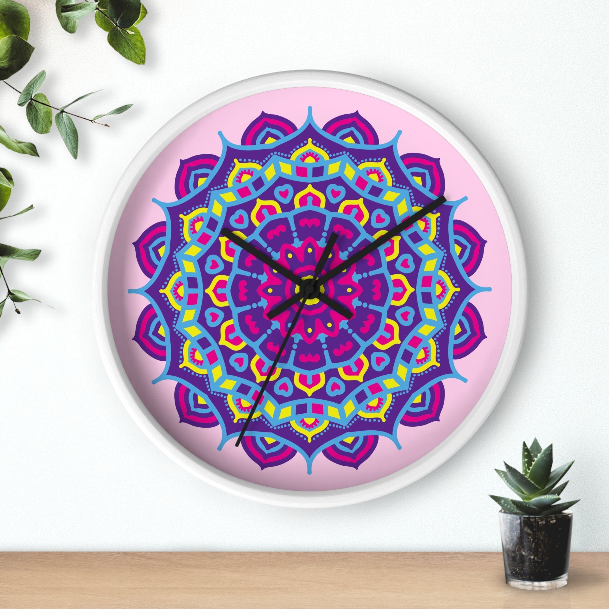 Mandala B&Ps | Wall Clock - ThePrintMasters - ThePrintMasters