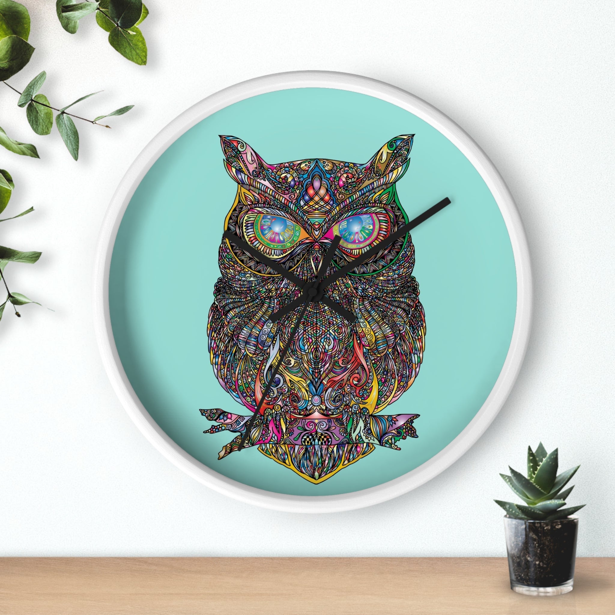 She's Always Watching | Aesthetic Wall Clock - ThePrintMasters - ThePrintMasters