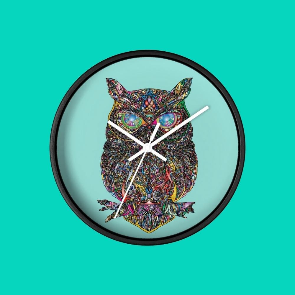 She's Always Watching | Aesthetic Wall Clock - ThePrintMasters - ThePrintMasters