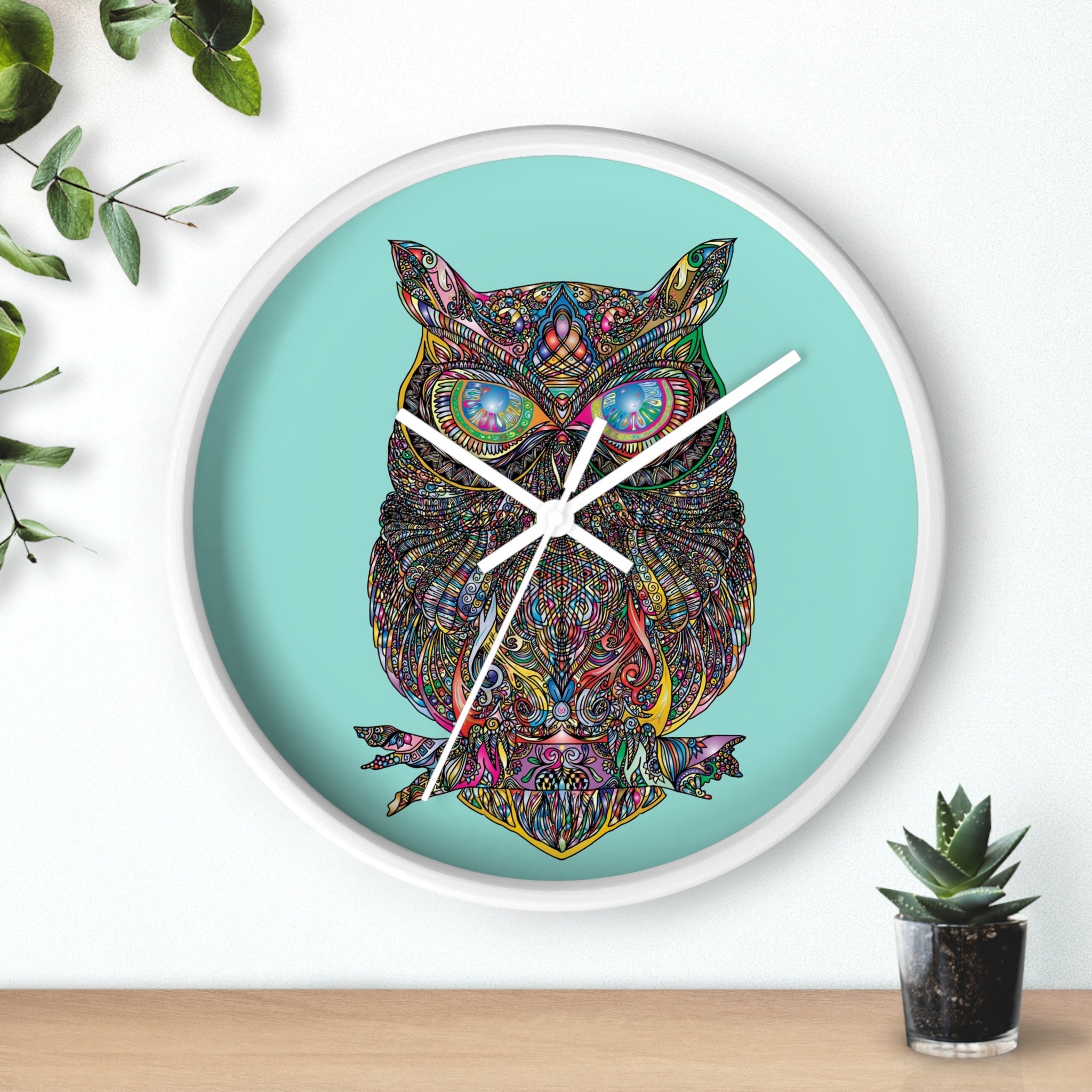 She's Always Watching | Aesthetic Wall Clock - ThePrintMasters - ThePrintMasters