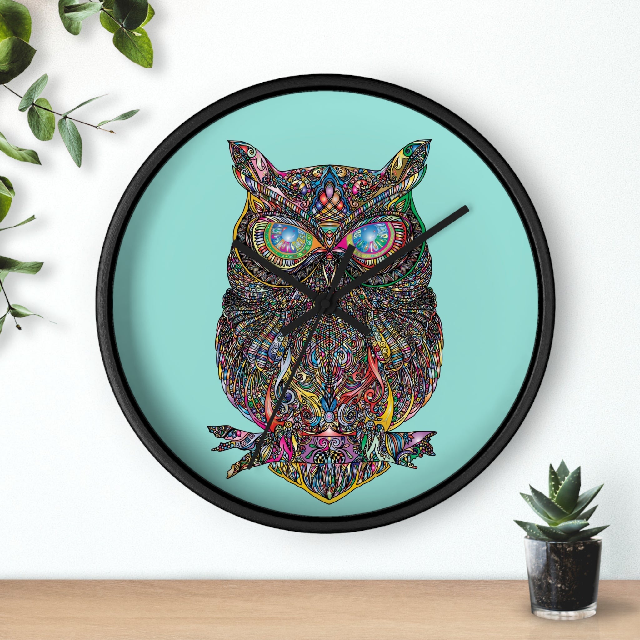 She's Always Watching | Aesthetic Wall Clock - ThePrintMasters - ThePrintMasters