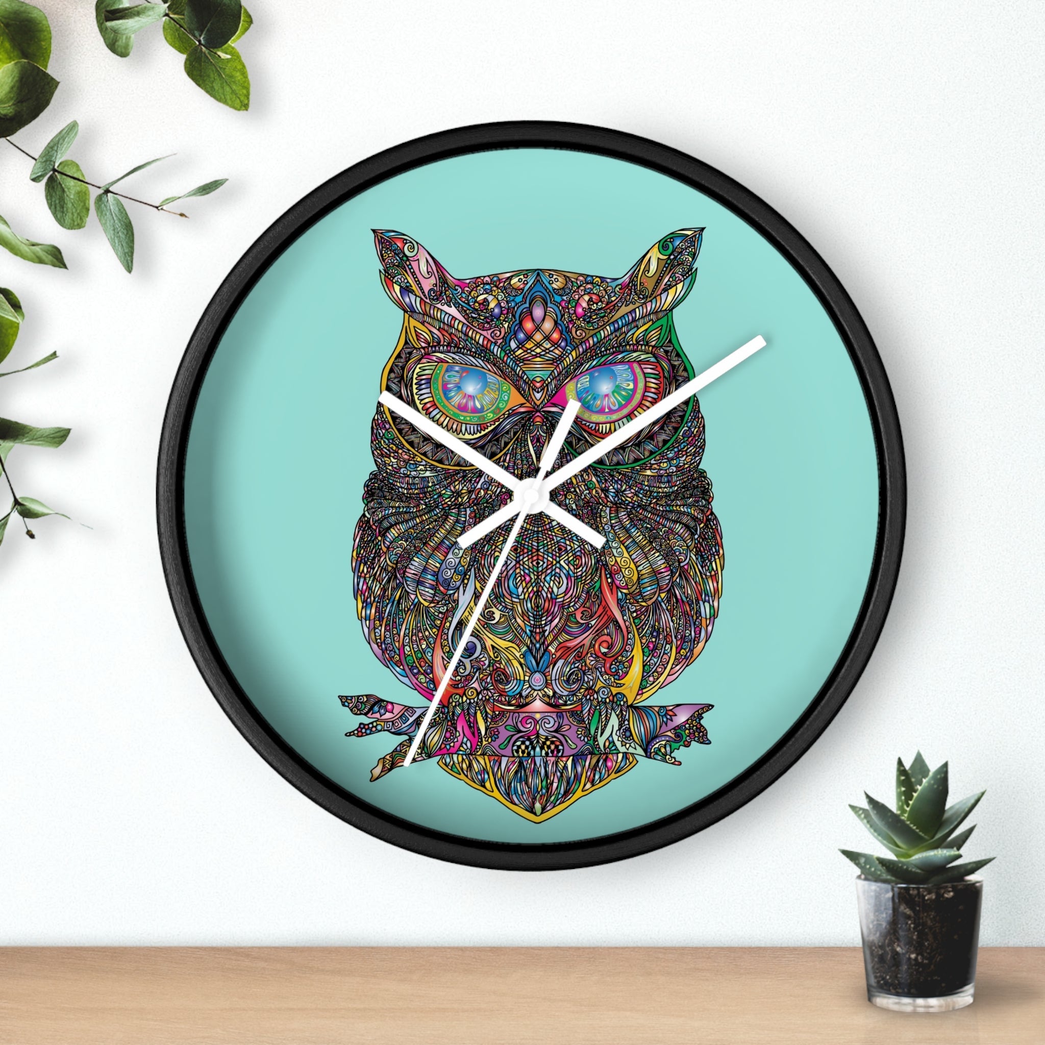 She's Always Watching | Aesthetic Wall Clock - ThePrintMasters - ThePrintMasters