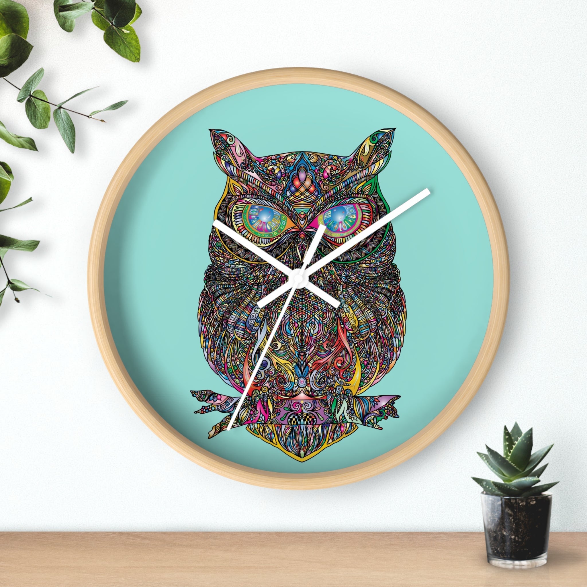 She's Always Watching | Aesthetic Wall Clock - ThePrintMasters - ThePrintMasters