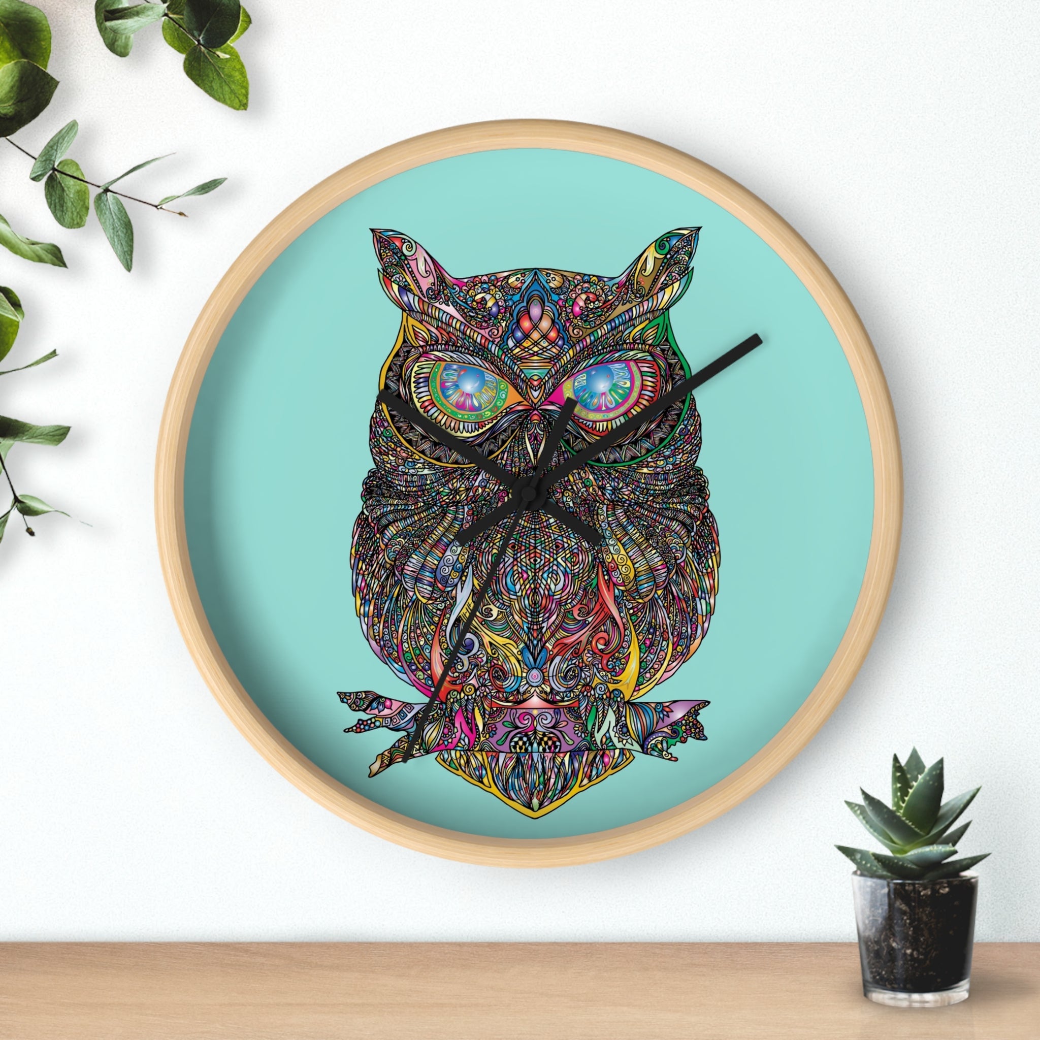 She's Always Watching | Aesthetic Wall Clock - ThePrintMasters - ThePrintMasters