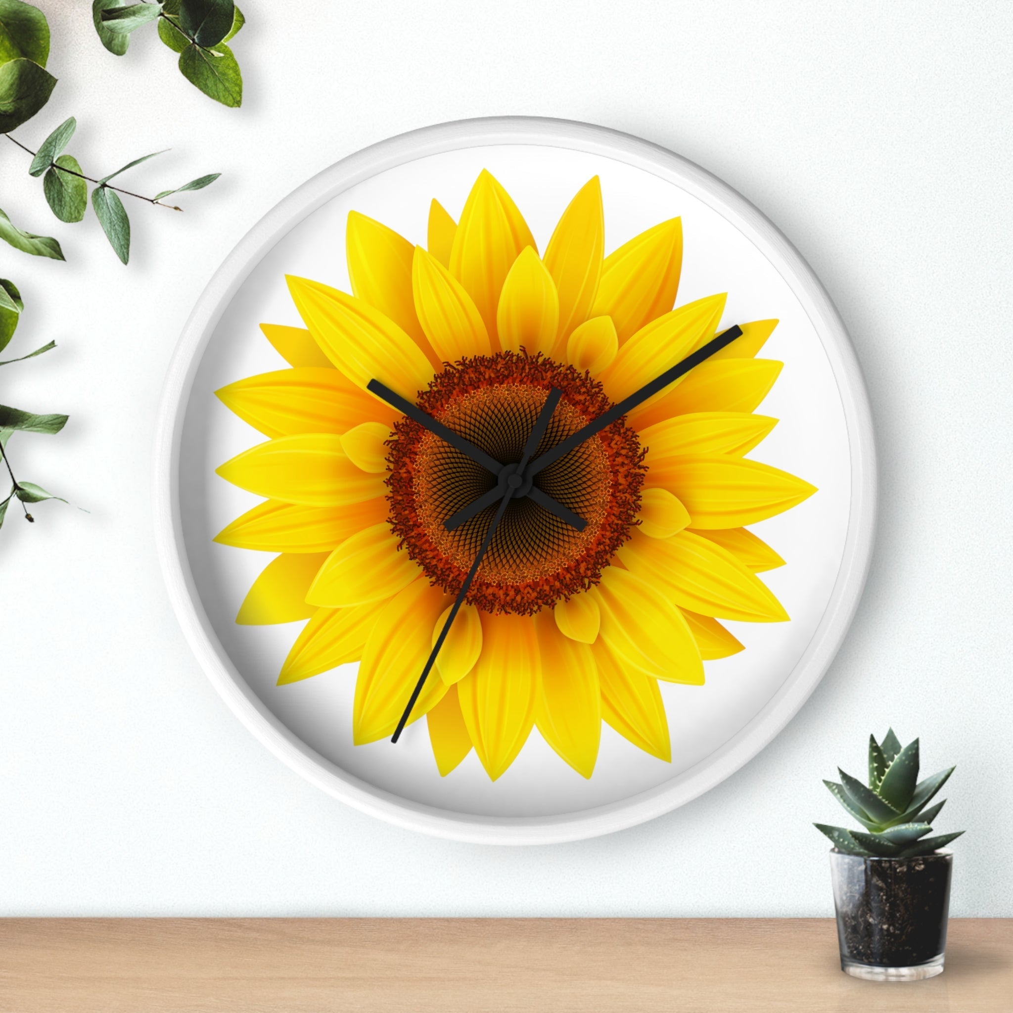 Sunny Glow Clock | Aesthetic Wall Clock - ThePrintMasters - ThePrintMasters