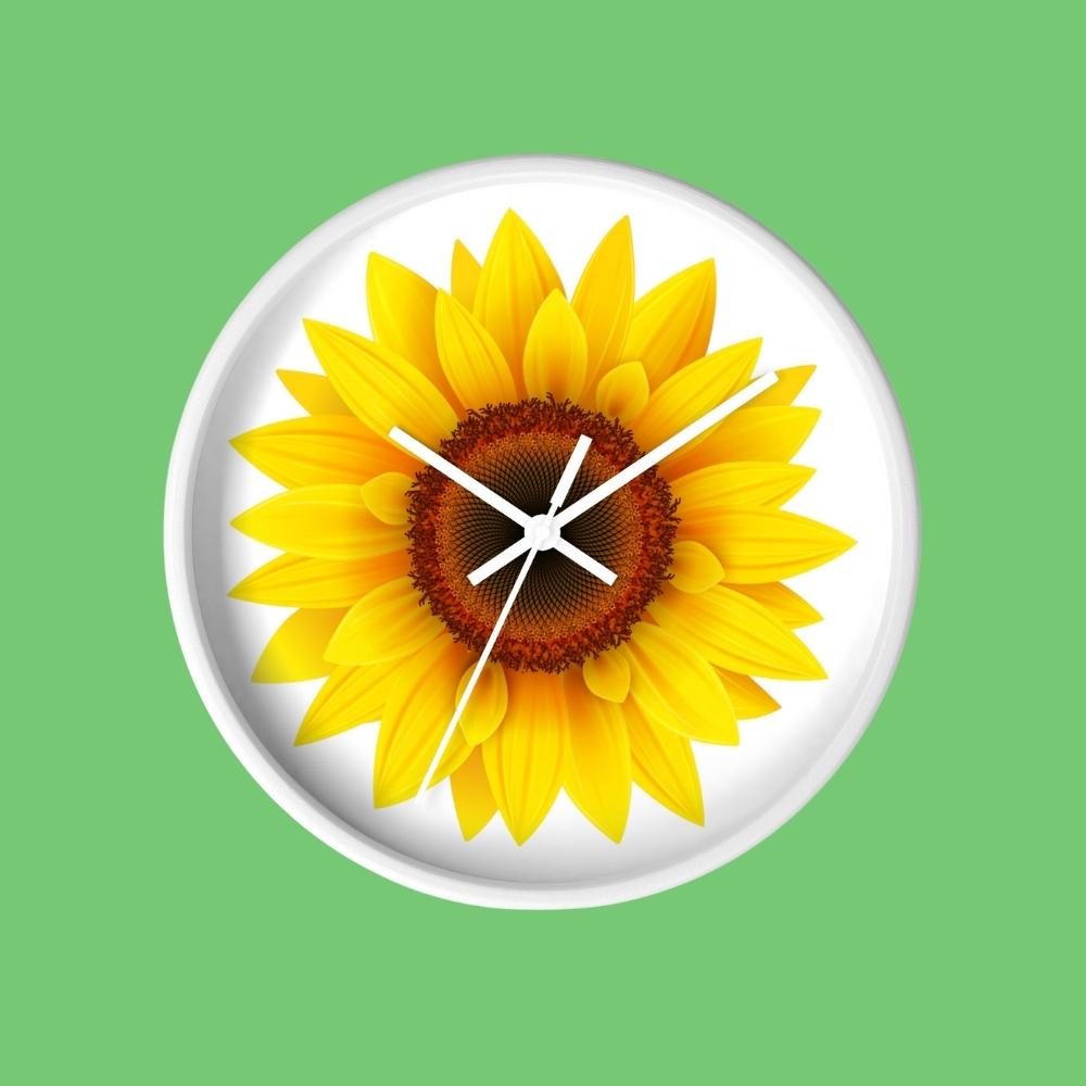 Sunny Glow Clock | Aesthetic Wall Clock - ThePrintMasters - ThePrintMasters