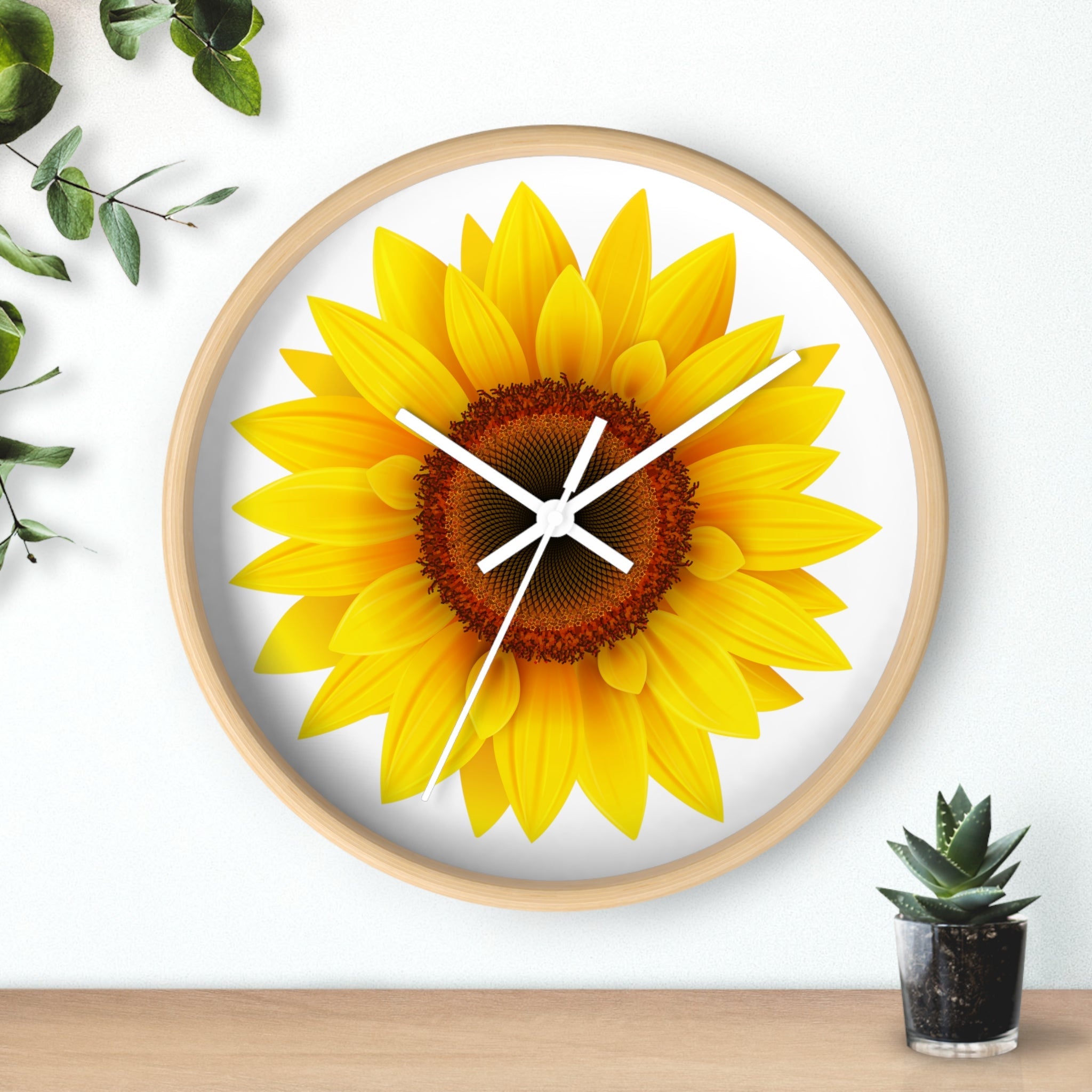 Sunny Glow Clock | Aesthetic Wall Clock - ThePrintMasters - ThePrintMasters