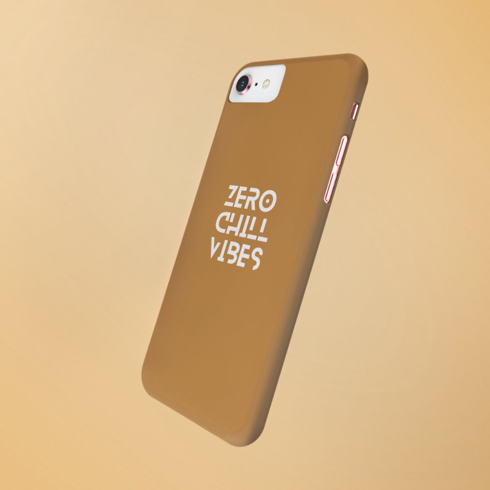 Zero Chill Vibes | Tough Phone Cases - ThePrintMasters - ThePrintMasters